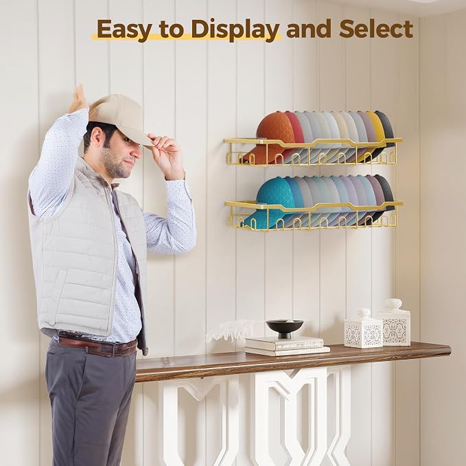 Nicetree Hat Racks for Baseball Caps Wall - Image 5