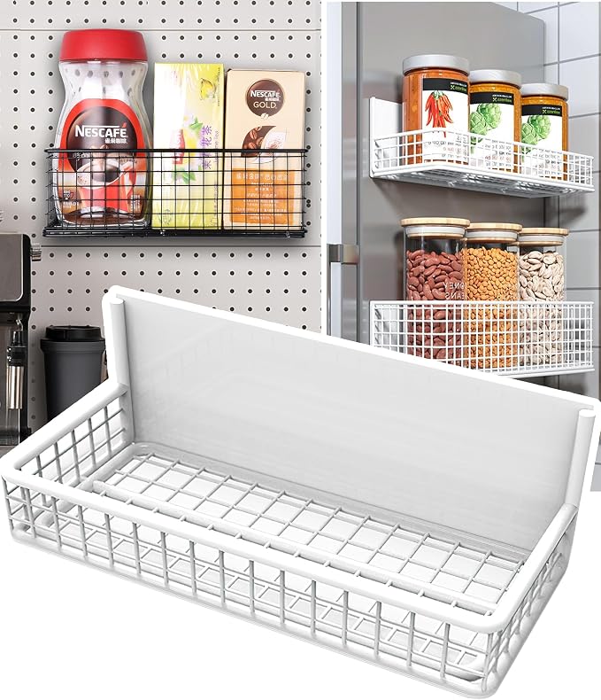 Magnetic Basket Fridge Large Magnetic Pen Holder Whiteboard Metal Wire Basket by LIFEFAN