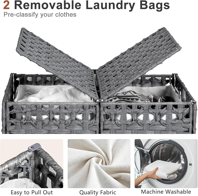 130L Foldable Laundry Hamper - Image 6