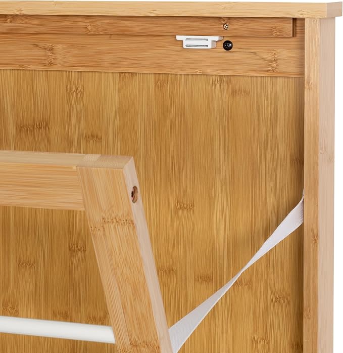 Wall-Mounted Clothes Drying Rack, Collapsible, 23 in W x 42 in H - Image 6