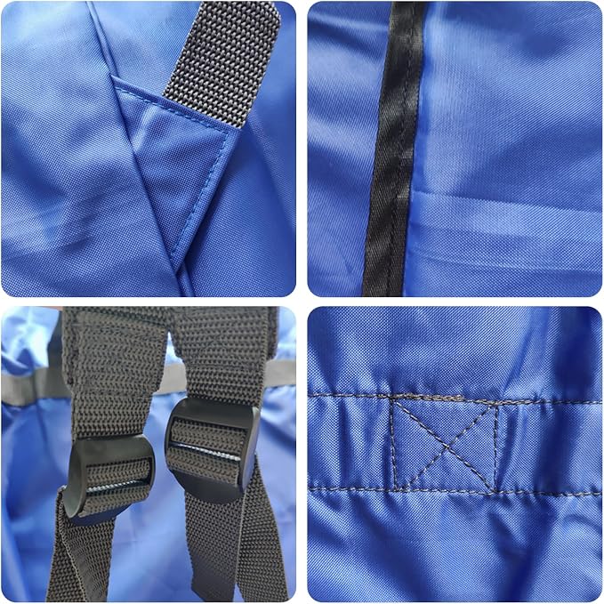 2 Pack Laundry Bag Backpack, 27” x 34”Sturdy Laundry Bag - Image 4