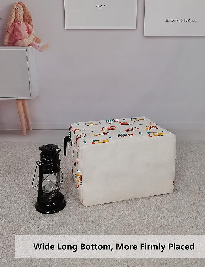 QUEENLALA Rectangular Laundry Hamper/Foldable Nursery Laundry Basket - Image 6