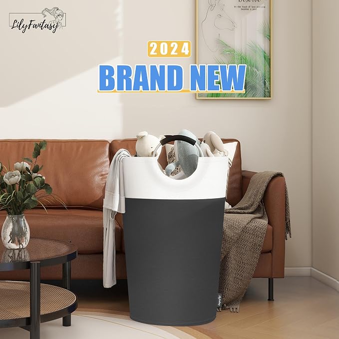 125L Laundry Basket, Collapsible Laundry Hamper - Image 6