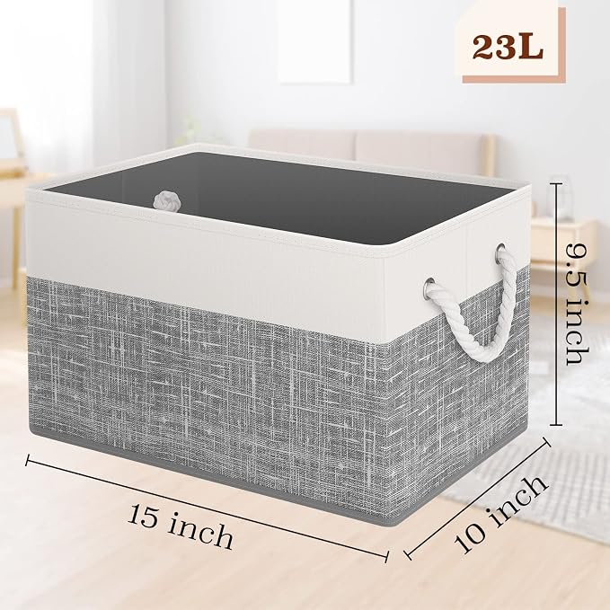 Storage Bin, Collapsible Storage Basket - Image 2