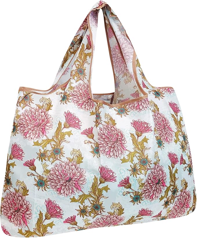 allydrew Large Foldable Tote Nylon Reusable Grocery Bag by allydrew