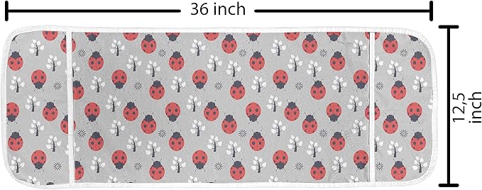Ambesonne Ladybugs Microwave Oven Cover, Nature - Image 2