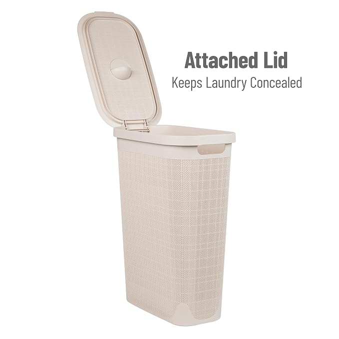 Mind Reader Slim Laundry Hamper - Image 5