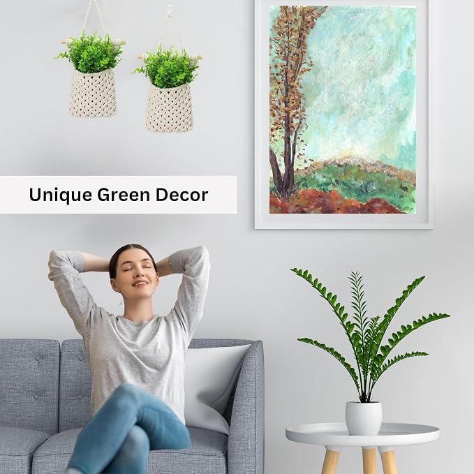 2 Packs Macrame Wall Planters - Image 7