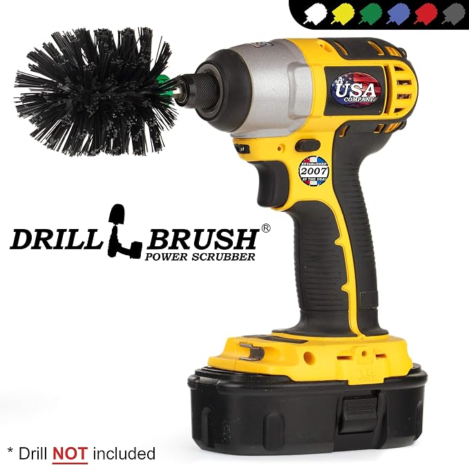 Ultra Stiff Black Electric Spin Scrubber - Image 4