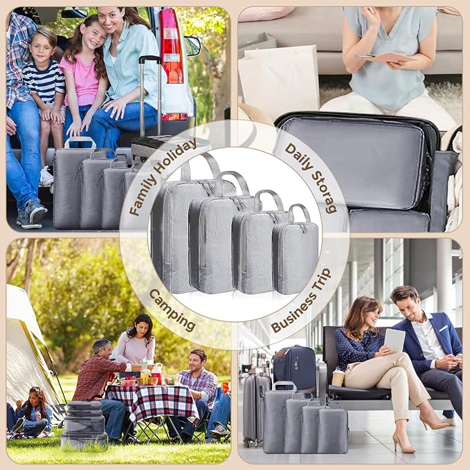 4 Set Compression Packing Cubes - Image 5