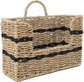 Handmade Seagrass Woven Hanging Basket by QingtuHome