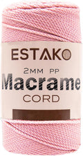 Estako 2 mm PP Polyester Macrame Cord 100% Polypropylene Perfect Supplies by Estako