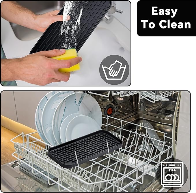 Drip Pan Compatible with Drink Dispenser, 1 Pack Silicone Tray Mat - Image 5