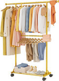 FAVOOSTY Clothes Rack for Hanging Clothes, Rolling & Extending Clothing Rack by FAVOOSTY