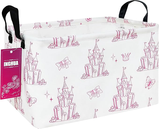 Rectangular Storage Basket Fabric Organizer Bin by INGHUA