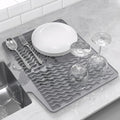 Silicone Dish Drying Mat for kitchen Countertop, Heat Resistant Mats, Dish by LelinbaosHome