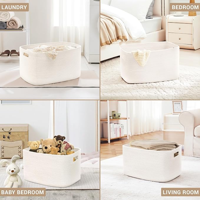100L Extra Large Baby Girls Laundry Basket - Image 5