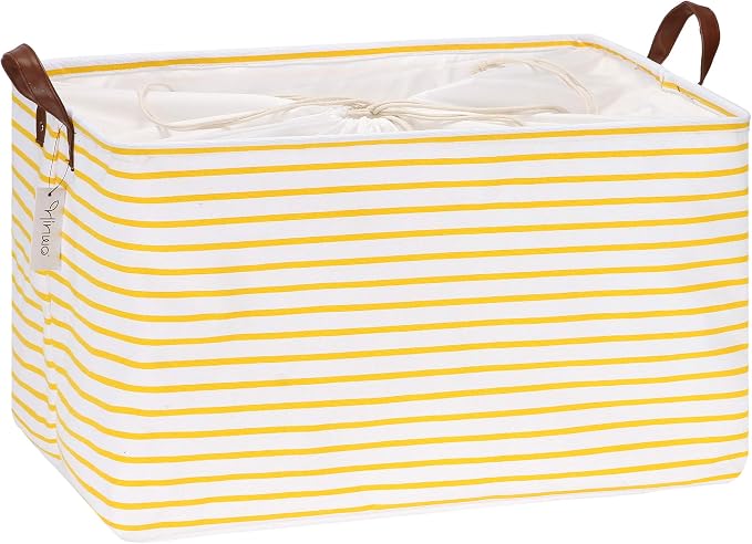 Hinwo 70L Extra Large Storage Bins, Closet Organizers and Storage, Foldable by Hinwo