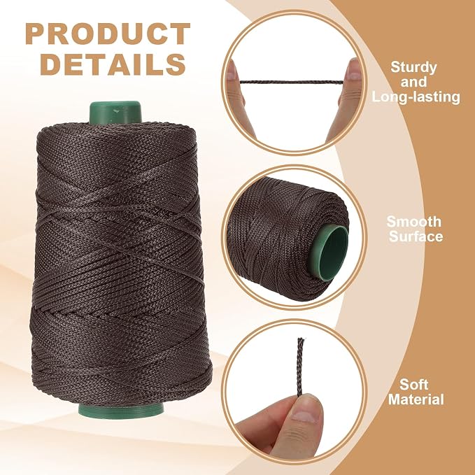 YELARXI Polyester Macrame Cord, 3mm x 219 Yards Polypropylene Macrame Cords - Image 3
