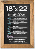 Ilyapa Rustic Wooden Magnetic Kitchen Chalkboard Sign by Ilyapa