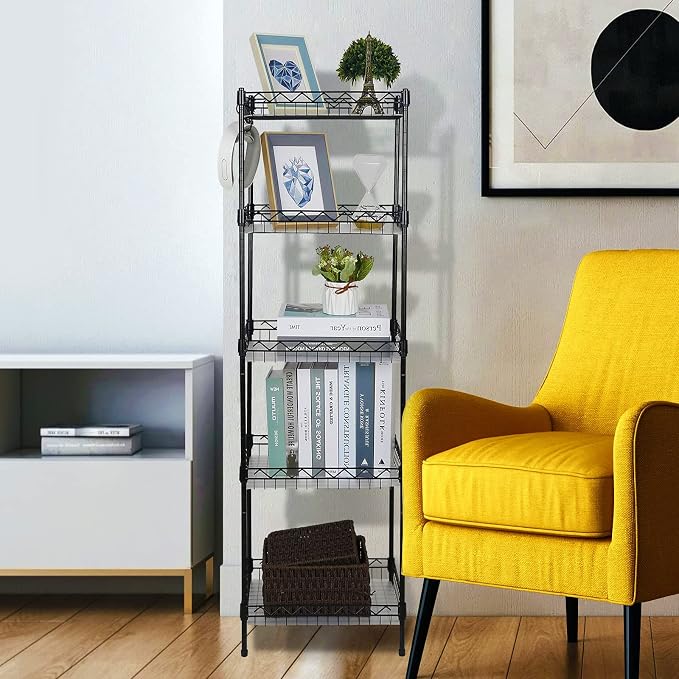 Storage Shelves, 5-Tier Wire Shelving Unit - Image 2