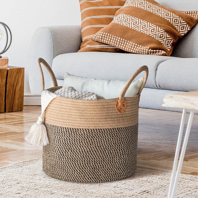 CHICVITA Wicker Laundry Basket - Image 3