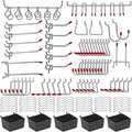 114 pcs Pegboard Hooks Assortment by Calax