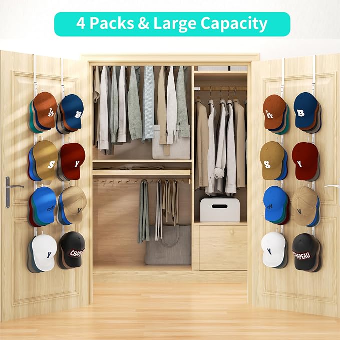HapiRm Over Door Hat Rack - Image 2