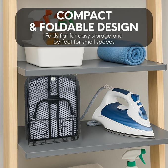 Ironing Board with Cover and Pad – Small Folding Board, Compact Tabletop - Image 5