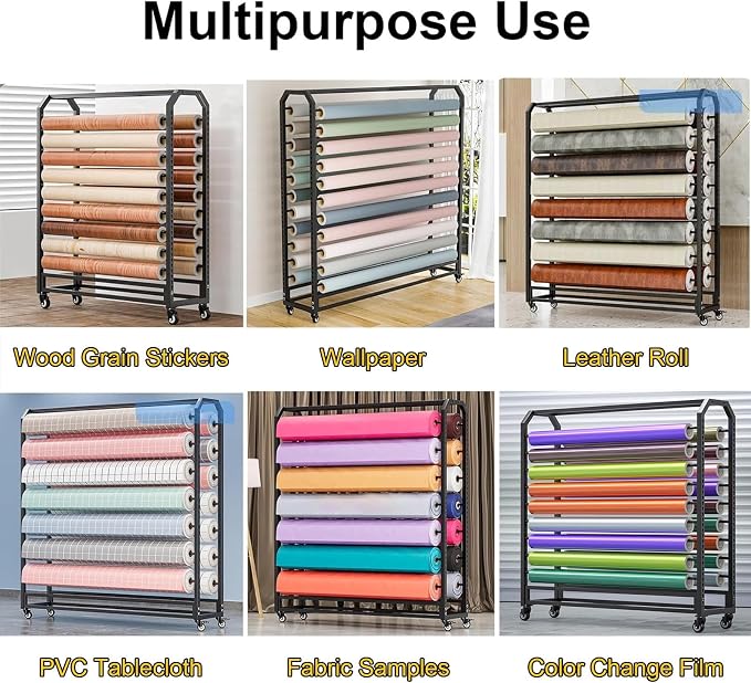 Commercial Fabric Roll Storage Rack - Image 5