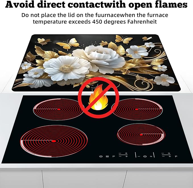 Multi-Design Stove Top Cover for Glass/Electric Stoves - Image 3