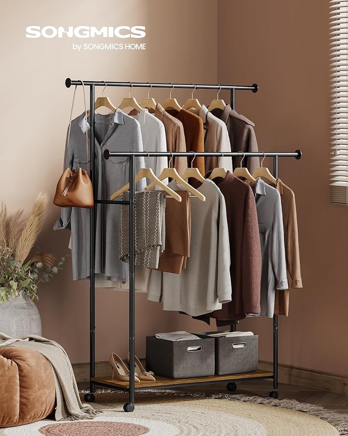 SONGMICS Double-Rod Clothes Rack - Image 2