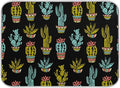 Retro Cactus Hand Drawn Pattern Absorbent Dish Drying Mat, 16 Inch x 18 Inch by Unknown