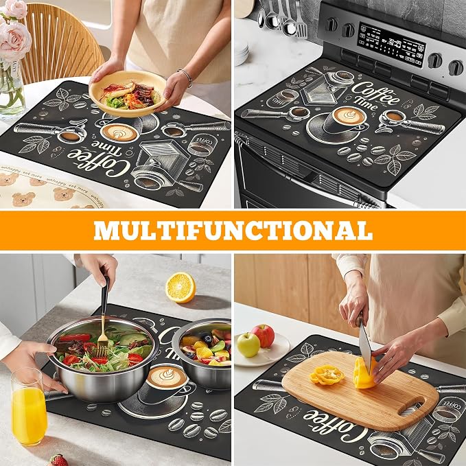 Multi-Design Stove Top Cover for Glass/Electric Stoves - Image 7