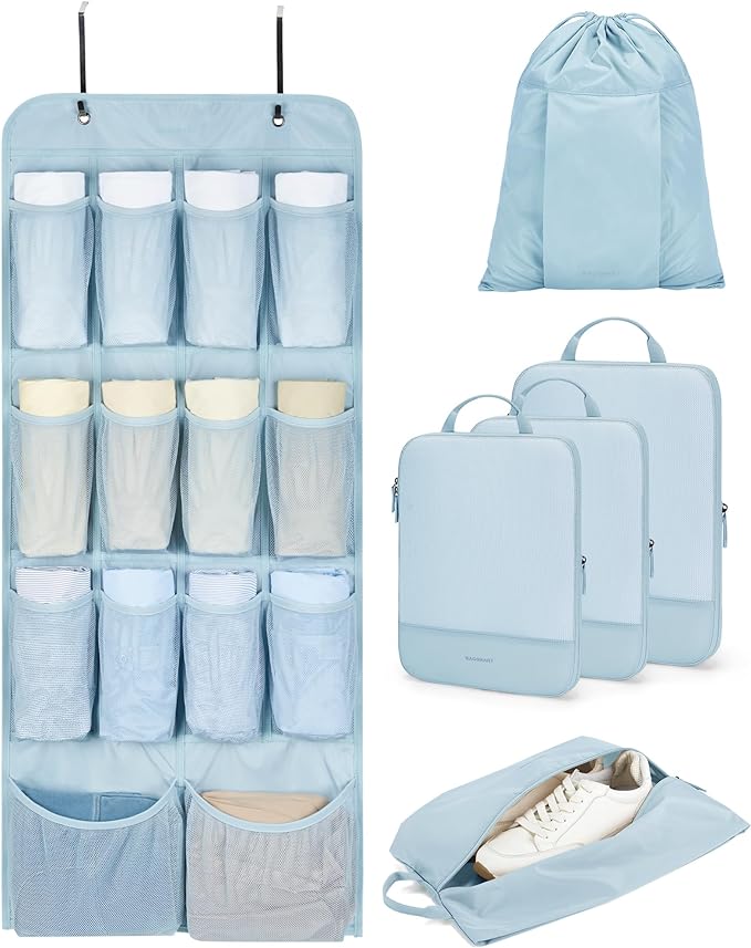 BAGSMART Hanging Compression Packing Cubes by BAGSMART