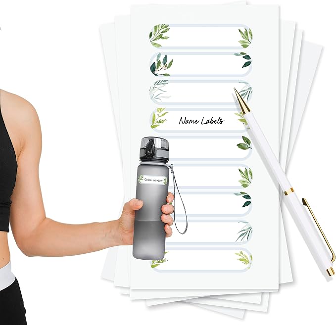 ThreeKin Waterproof Labels for Bottles and Containers by ThreeKinCollective