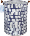 LANGYASHAN Laundry Basket Canvas Fabric Collapsible Organizer Basket by LANGYASHAN