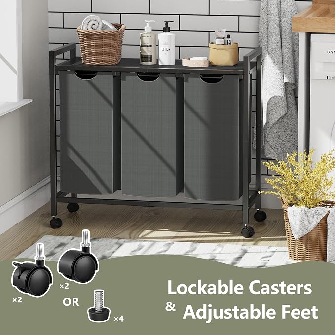 Laundry Hamper, Laundry Basket, Laundry Sorter - Image 2
