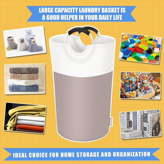 100L Laundry Basket, Collapsible Laundry Hamper - Image 5