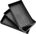 3 Packs Small Black Mini Serving Trays by VCREATC-VCREATEFORCUSTOMER