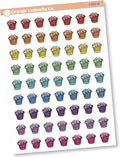 Hand Doodled Laundry Basket Icon Planner Stickers | Icon Chore Labels, Cleaning by Orange+Umbrella+Co