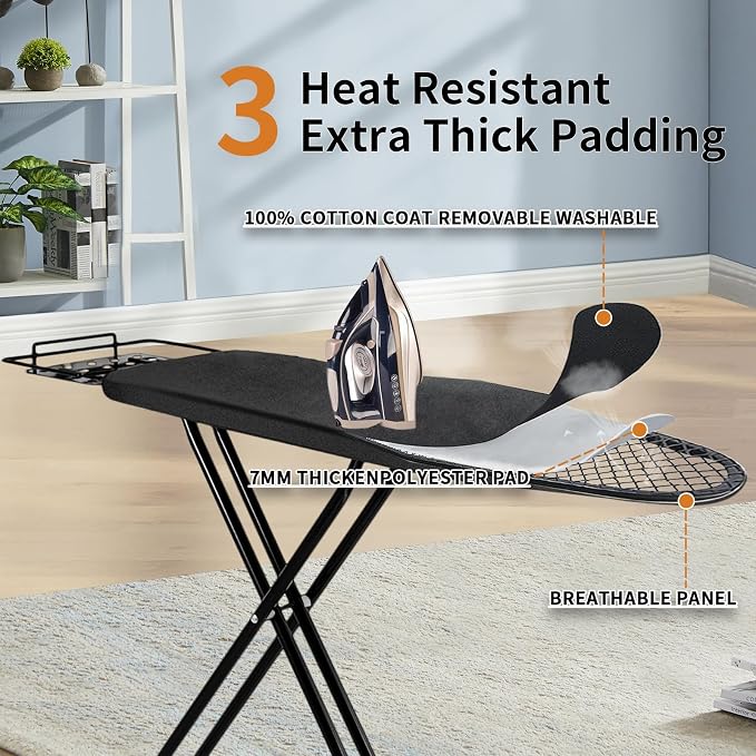 Ironing Board, 43x14 Inch Iron Board - Image 3