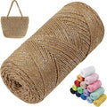 Sparkle Macrame Cord 1.5mm x 306 Yards Cotton Glitter Yarn by LEREATI