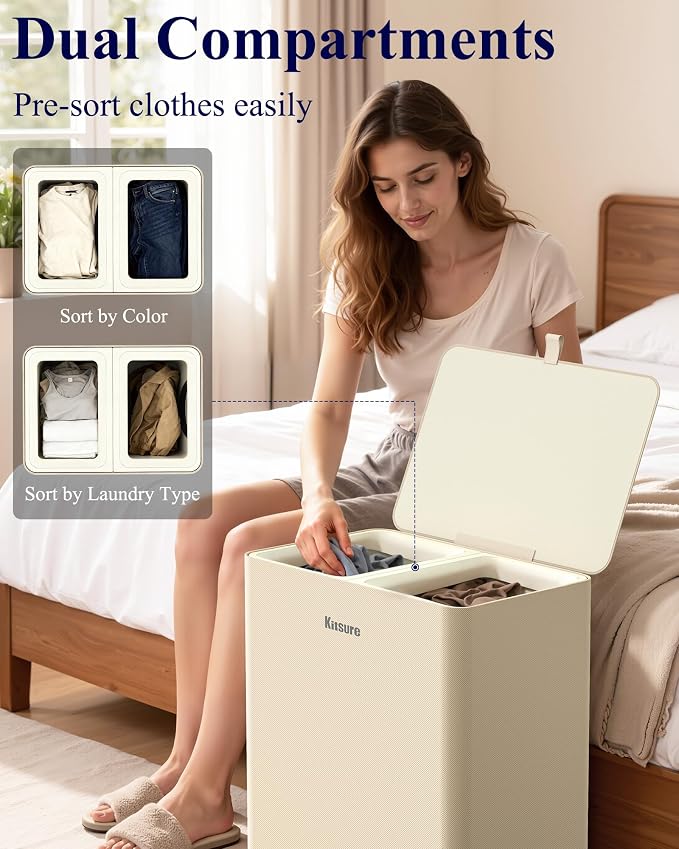 Kitsure Laundry Basket 115L – Large Laundry Hamper - Image 5