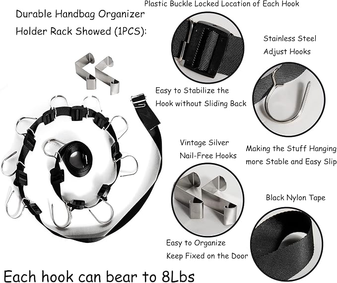IZUS Bag-Organizer-Holder Purse Hanger - Image 9