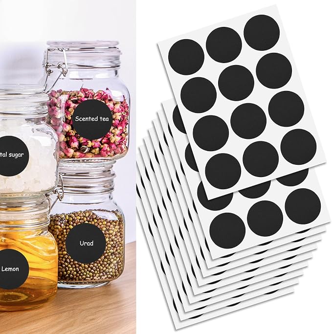 120 Pcs Labels for Jars, Pantry Labels, Food Label Stickers, Reusable - Image 7