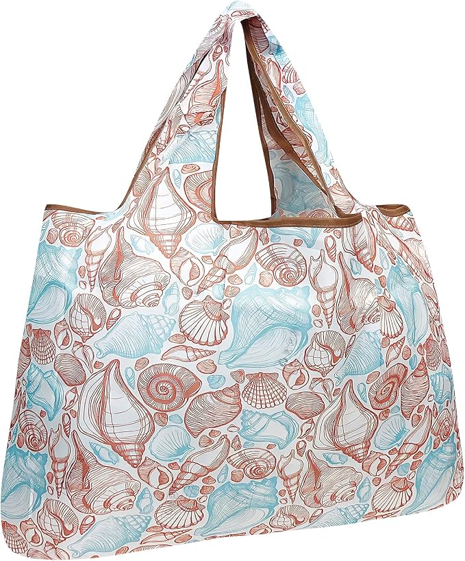 allydrew Large Foldable Tote Nylon Reusable Grocery Bags by allydrew