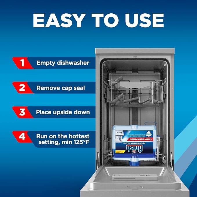 Finish Dishwasher Cleaner Liquid, Deep Cleans Hidden Grease & Limescale - Image 5