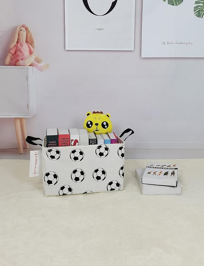 QUEENLALA Rectangular Laundry Hamper/Foldable Nursery Laundry Basket - Image 7