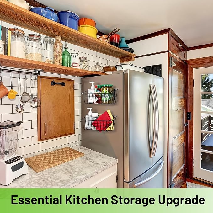 Ofiray-home Magnetic Shelf for Fridge, Seasoning Organizer - Image 7